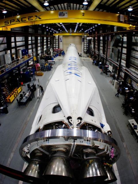A planned launch of a Falcon 9 rocket Sunday evening was delayed to allow time for more tests on one of Orbcomm Inc.’s satellites.(Photo: FOR FLORIDA TODAY)