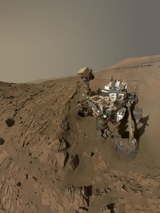 NASA’s Mars Curiosity Rover captures a selfie to mark a full Martian year — 687 Earth days — spent exploring the Red Planet. (NASA/JPL-Caltech/MSSS)