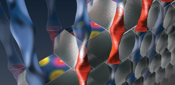  Map of superconducting copper oxide structure. Credit: Nicolle R Fuller 