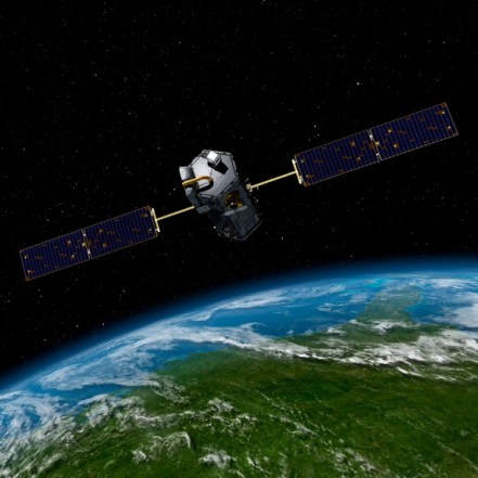 Artist's rendition of the OCO-2 Observatory. Credit: JPL/NASA
