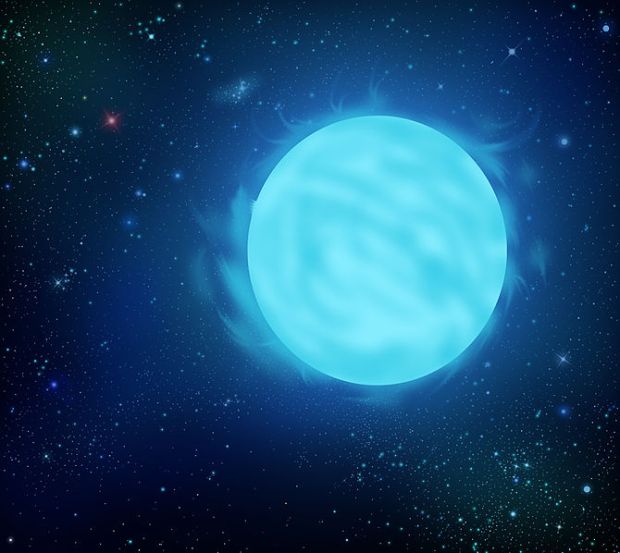 Illustration of Wolf-Rayet star R136a1, the most massive star known. (Credit: Wikipedia)