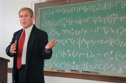 The story is that Bush et al. at MIT did some playful experiments with droplets and the conclusion is supposed to be that this strengthens the case for de Broglie’s pilot wave theory. (Credit: Motl)