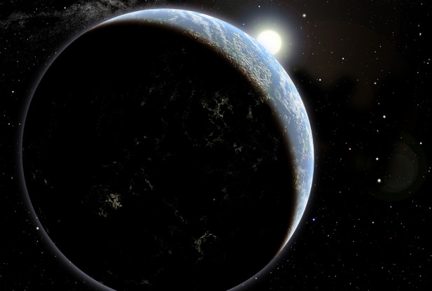 Image Caption: Artist's conception of a hypothetical exoplanet orbiting a yellow, Sun-like star. Astronomers have measured the ages of 22 Sun-like stars using their spins, in a method called gyrochronology. Before now, only two Sun-like stars had measured spins and ages. (Credit: David A. Aguilar (CfA)) 