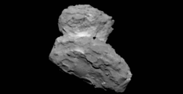The Rosetta spacecraft is scheduled to rendezvous with Comet 67P/Churyumov-Gerasimenko on Wednesday. If all goes according to plan, Rosetta will become the first probe ever to orbit a comet — and, in November, the first to drop a lander onto the surface of one of these icy wanderers. (Credit: ESA)