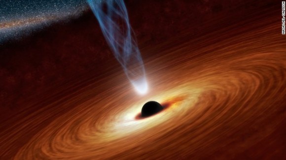 This artist's rendering shows one possible configuration for a corona, but that its true shape is unknown. (Credit: NASA/JPL-Caltech)