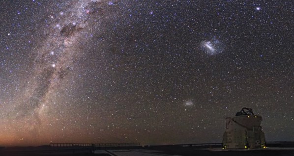 The Milky Way is bit of a barrier between us the extra-galactic universe. (Credit: NASA, CC BY)