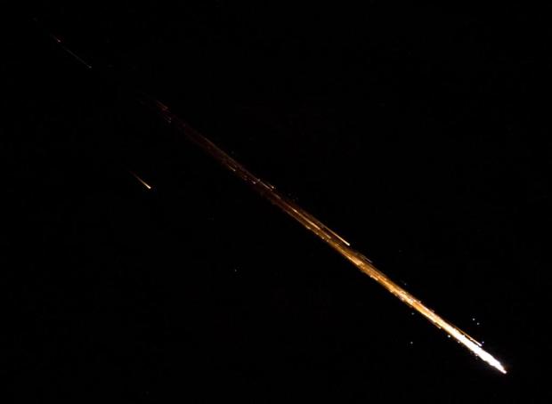 Astronaut Alexander Gerst captured the moment from his home aboard the ISS. (Credit: Alexander Gerst)        