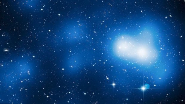 Could a mystery signal that has been detected be proof of dark matter? While searching through the fundamental structures of various galaxy clusters, astrophysicists located at Harvard University found a bizarre discharge line they are having trouble in identifying.  (Credit: Kimberly Ruble)