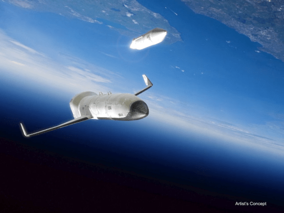 DARPA's hypothetical "space plane." (Credit: DARPA)