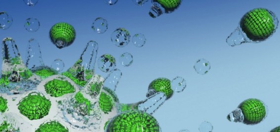 Nanoparcticles producing logical calculations. (Credit: Maxim Nikitin)
