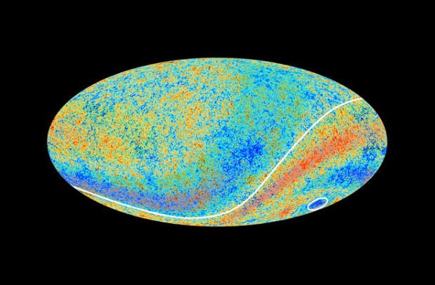 The European Space Agency's Planck space telescope mapped the cosmic microwave background. (Credit: ESA and the Planck Collaboration)