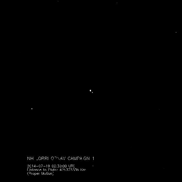 Animation of Pluto and Charon showing nearly a full rotation (Credit: NASA/Johns Hopkins University Applied Physics Laboratory/Southwest Research Institute)