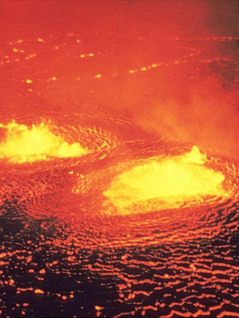 New meteorite evidence shows volcanic activity began much earlier in the history of the solar system than previously thought.(USGS)
