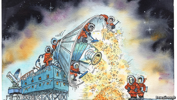  A paper just released by the team behind Planck, a European space telescope, casts serious doubt on the BICEP-2 result. (Credit: D. Simonds)