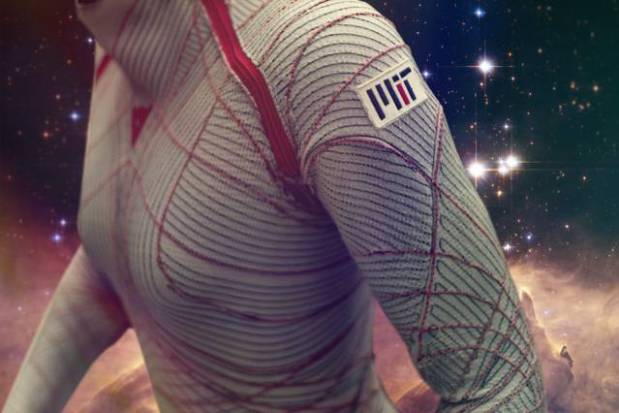 The MIT BioSuit, a skintight spacesuit that offers improved mobility and reduced mass compared to modern gas-pressurized spacesuits. (Credit: Jose-Luis Olivares/MIT)