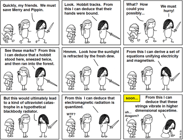 (Credit: Abstruse Goose, Missed Calling, S. Hossenfelder)