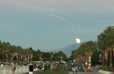 Supermoon from the University of Arizona, Tucson. AZ.